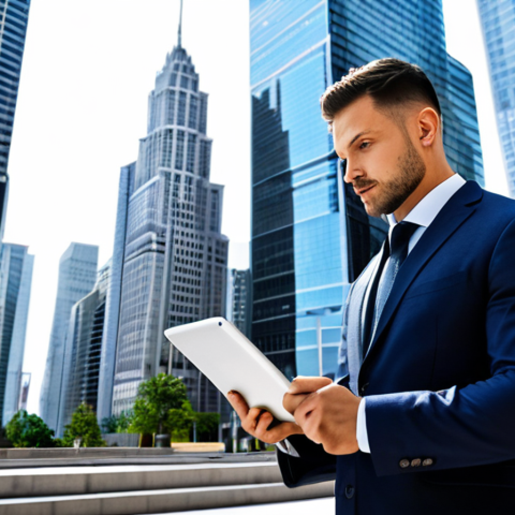 **

A city planner, fully clothed in professional attire, standing in a modern city center, reviewing blueprints with a tablet in hand. Skyscrapers in the background. Safe for work, appropriate content, perfect anatomy, natural pose, professional.

**