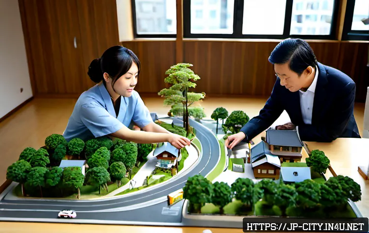 도시계획 설계 프로세스 - Photorealistic urban planning design process, Japanese city planning studio with two diverse archite...